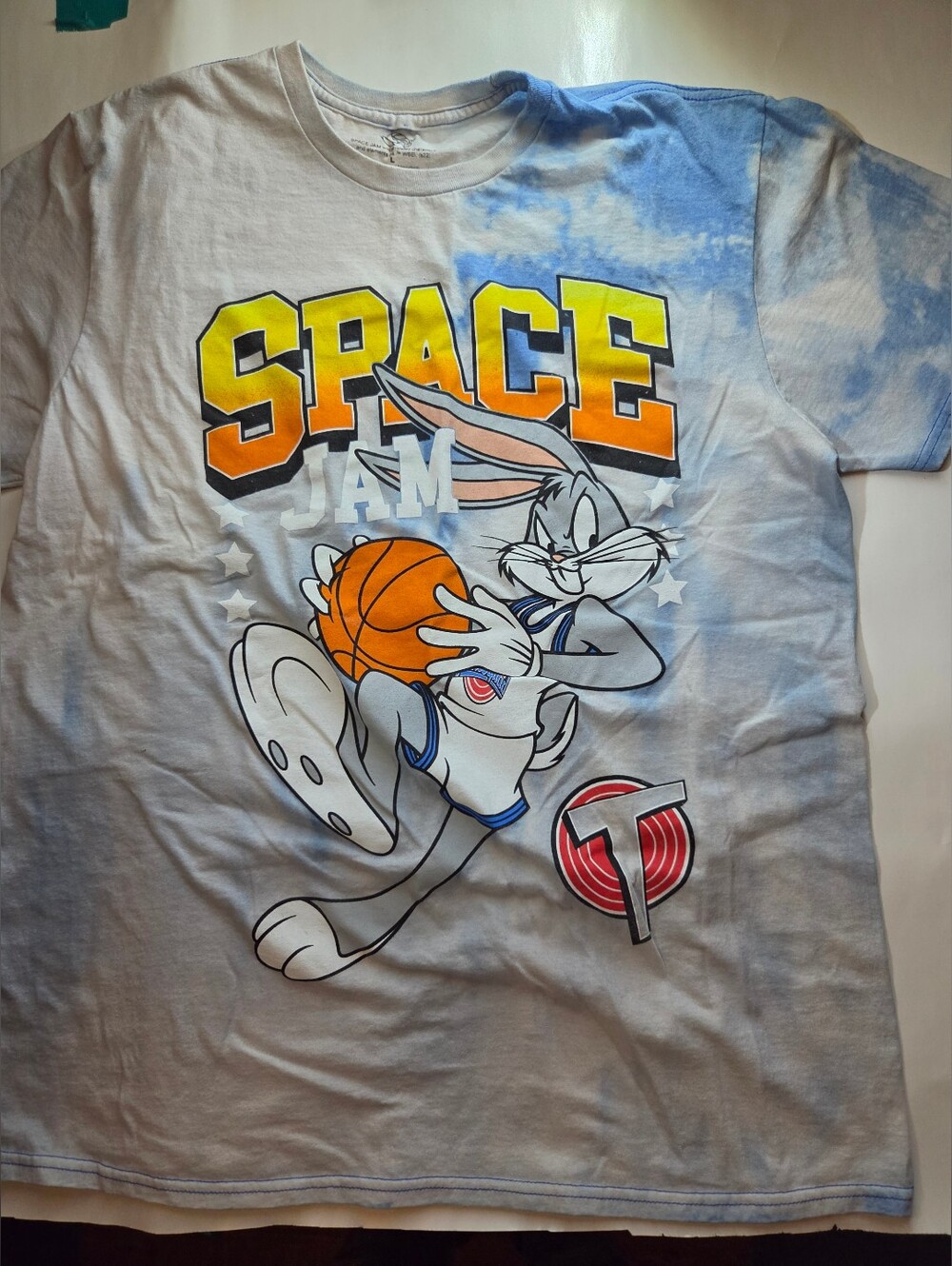 space jam belached tee